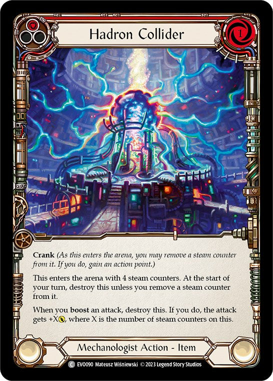 Hadron Collider (Red) [EVO090] (Bright Lights)  Rainbow Foil | Card Citadel