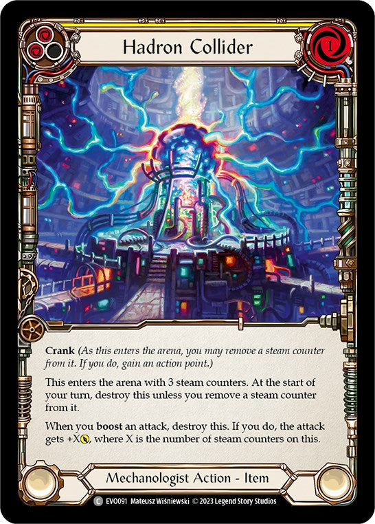 Hadron Collider (Yellow) [EVO091] (Bright Lights)  Rainbow Foil | Card Citadel