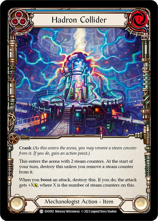 Hadron Collider (Blue) [EVO092] (Bright Lights)  Rainbow Foil | Card Citadel