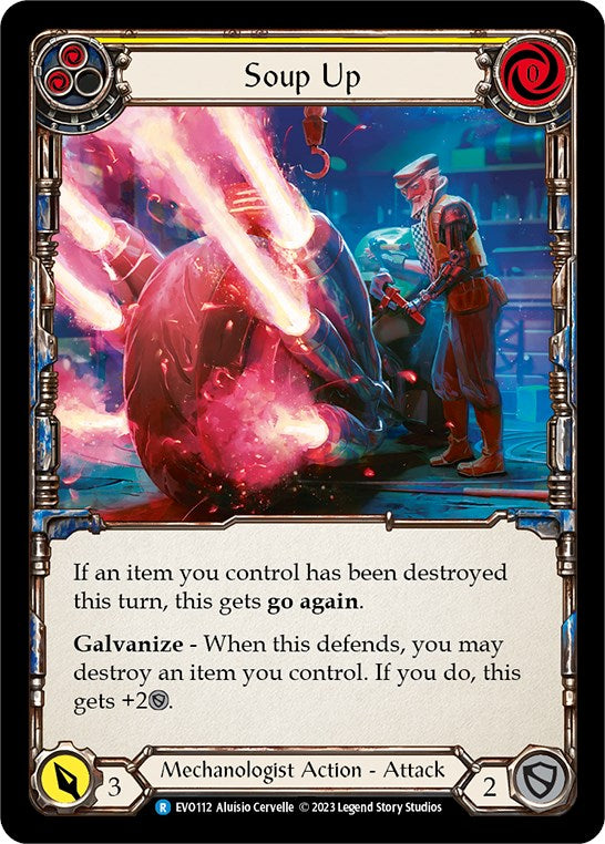 Soup Up (Yellow) [EVO112] (Bright Lights) | Card Citadel