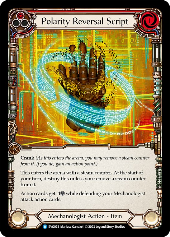 Polarity Reversal Script [EVO078] (Bright Lights) | Card Citadel