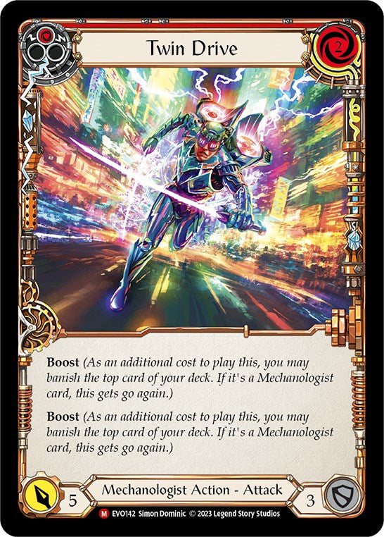 Twin Drive [EVO142] (Bright Lights)  Rainbow Foil | Card Citadel