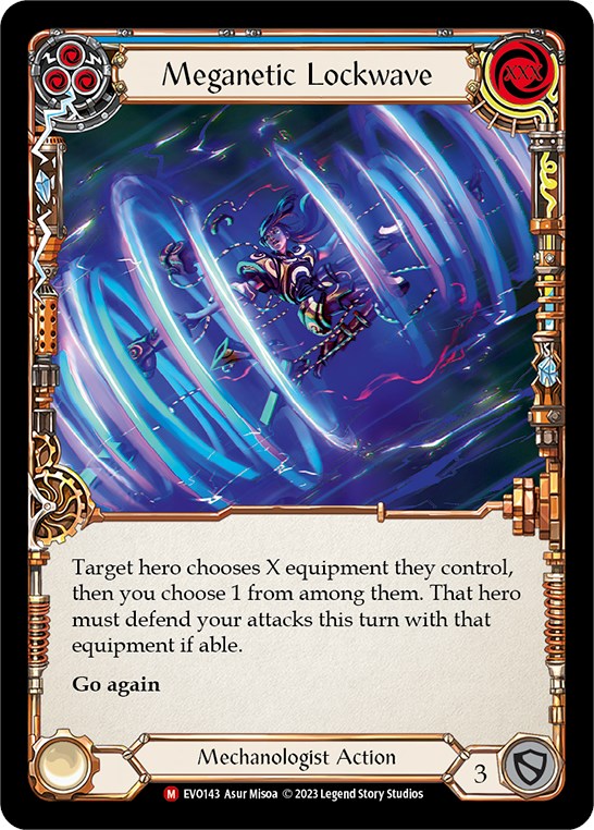 Meganetic Lockwave [EVO143] (Bright Lights)  Rainbow Foil | Card Citadel