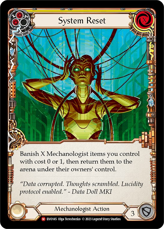 System Reset [EVO145] (Bright Lights)  Rainbow Foil | Card Citadel
