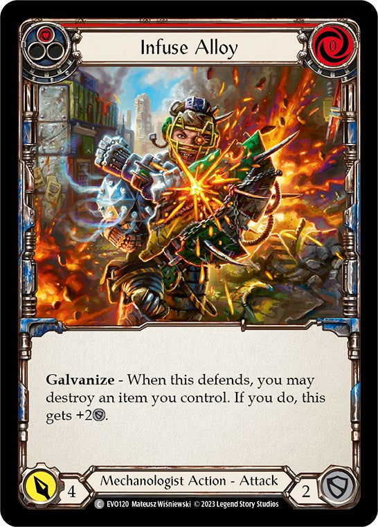 Infuse Alloy (Red) [EVO120] (Bright Lights) | Card Citadel