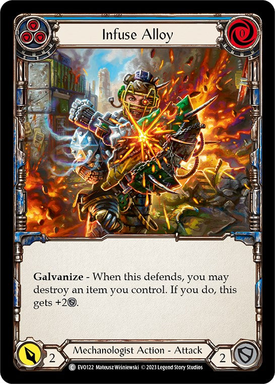 Infuse Alloy (Blue) [EVO122] (Bright Lights) | Card Citadel