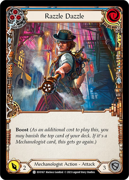 Razzle Dazzle (Blue) [EVO167] (Bright Lights) | Card Citadel