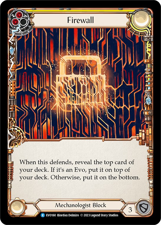 Firewall (Yellow) [EVO160] (Bright Lights) | Card Citadel