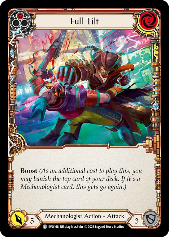 Full Tilt (Red) [EVO168] (Bright Lights)  Rainbow Foil | Card Citadel