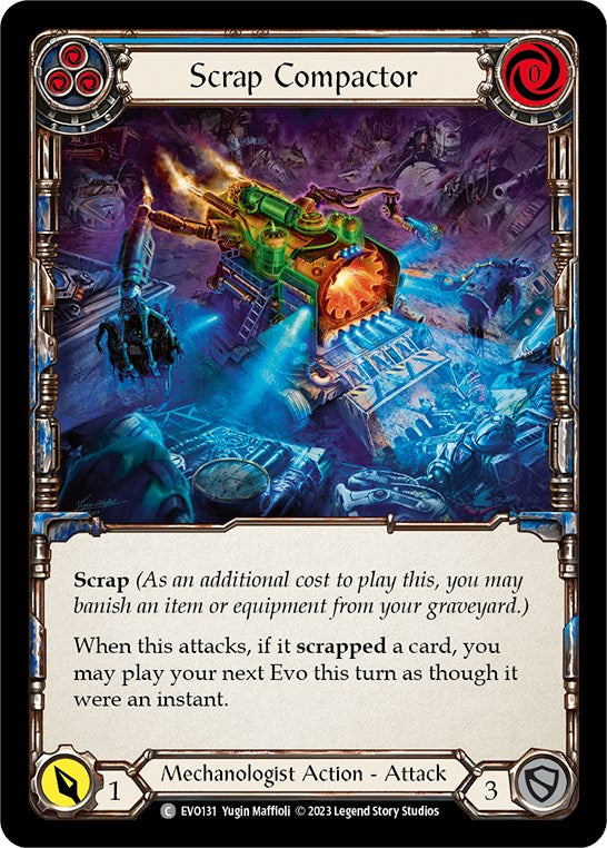 Scrap Compactor (Blue) [EVO131] (Bright Lights) | Card Citadel