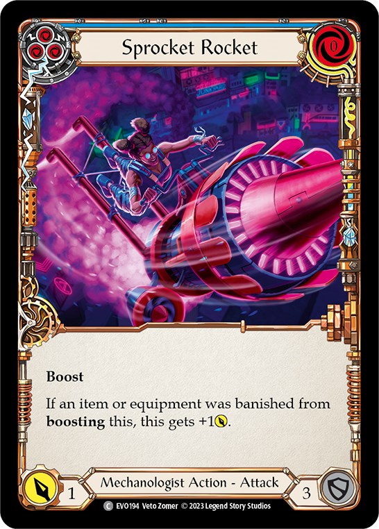 Sprocket Rocket (Blue) [EVO194] (Bright Lights) | Card Citadel