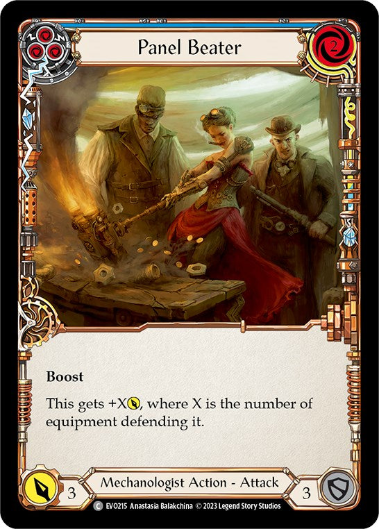 Panel Beater (Blue) [EVO215] (Bright Lights) | Card Citadel