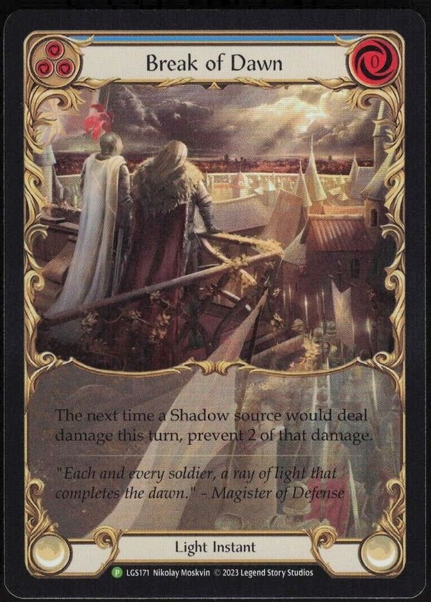 Break of Dawn (Blue) [LGS171] (Promo)  Rainbow Foil | Card Citadel