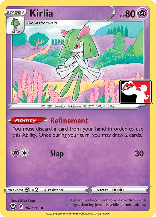 Kirlia (068/195) [Prize Pack Series Four] | Card Citadel