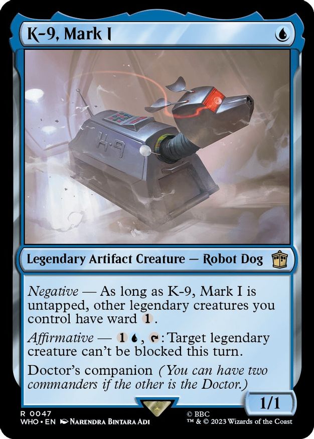 K-9, Mark I [Doctor Who] | Card Citadel