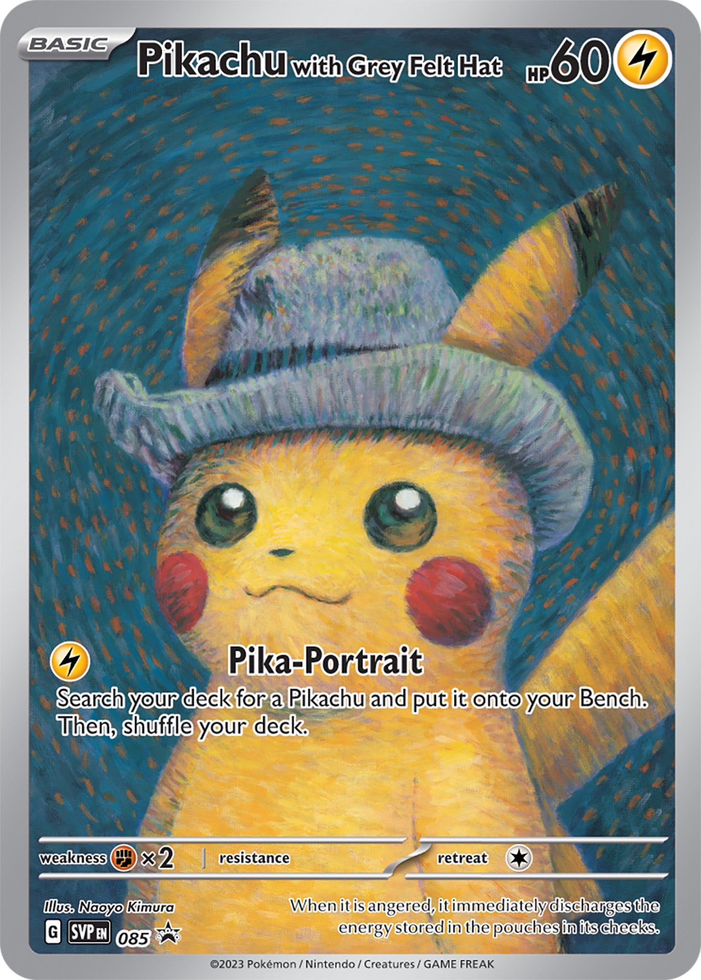 Pikachu with Grey Felt Hat (085) [Scarlet & Violet: Black Star Promos] | Card Citadel