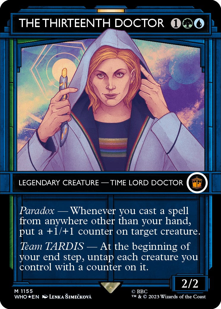 The Thirteenth Doctor (Showcase) (Surge Foil) [Doctor Who] | Card Citadel