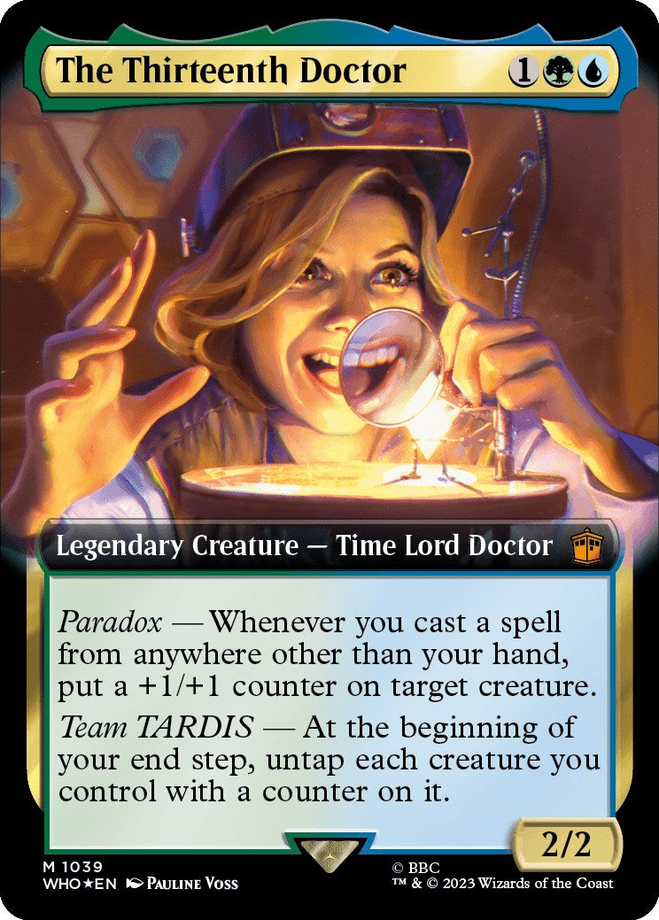 The Thirteenth Doctor (Extended Art) (Surge Foil) [Doctor Who] | Card Citadel