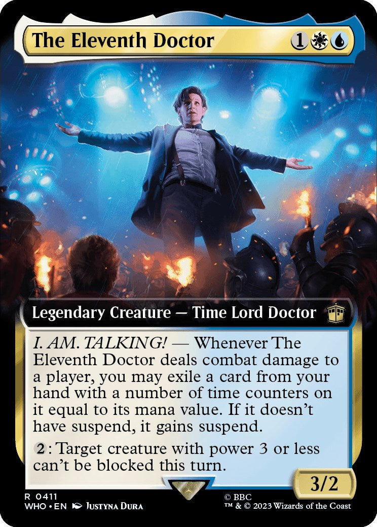 The Eleventh Doctor (Extended Art) [Doctor Who] | Card Citadel