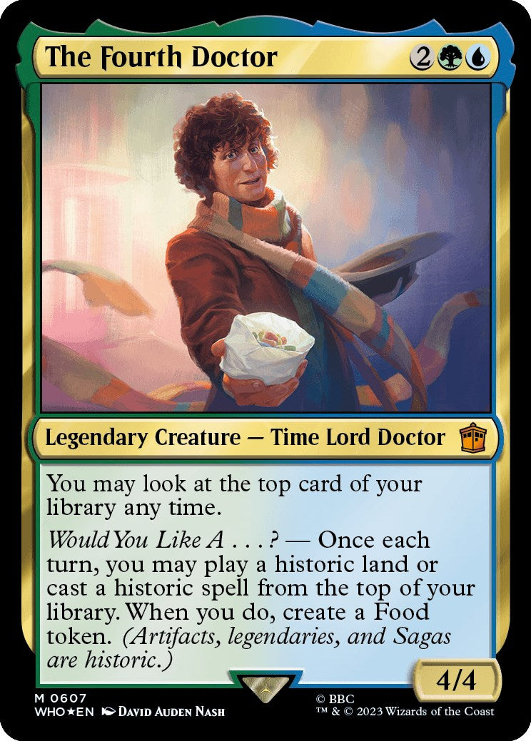 The Fourth Doctor (Surge Foil) [Doctor Who] | Card Citadel