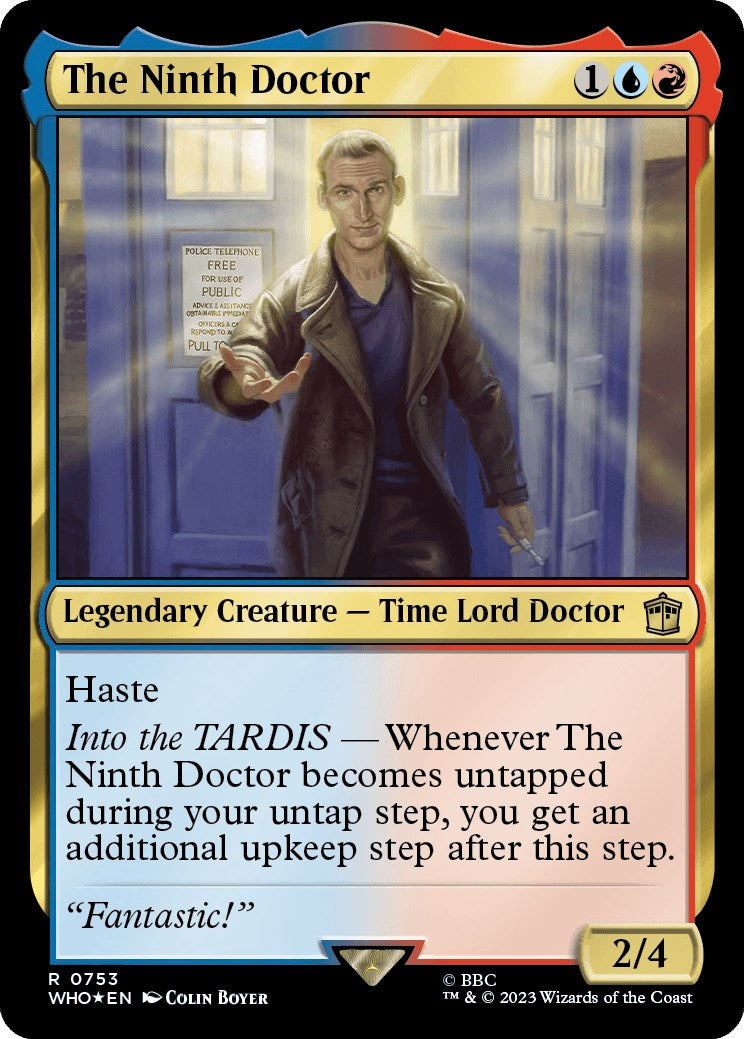 The Ninth Doctor (Surge Foil) [Doctor Who] | Card Citadel