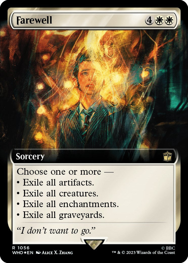 Farewell (Extended Art) (Surge Foil) [Doctor Who] | Card Citadel