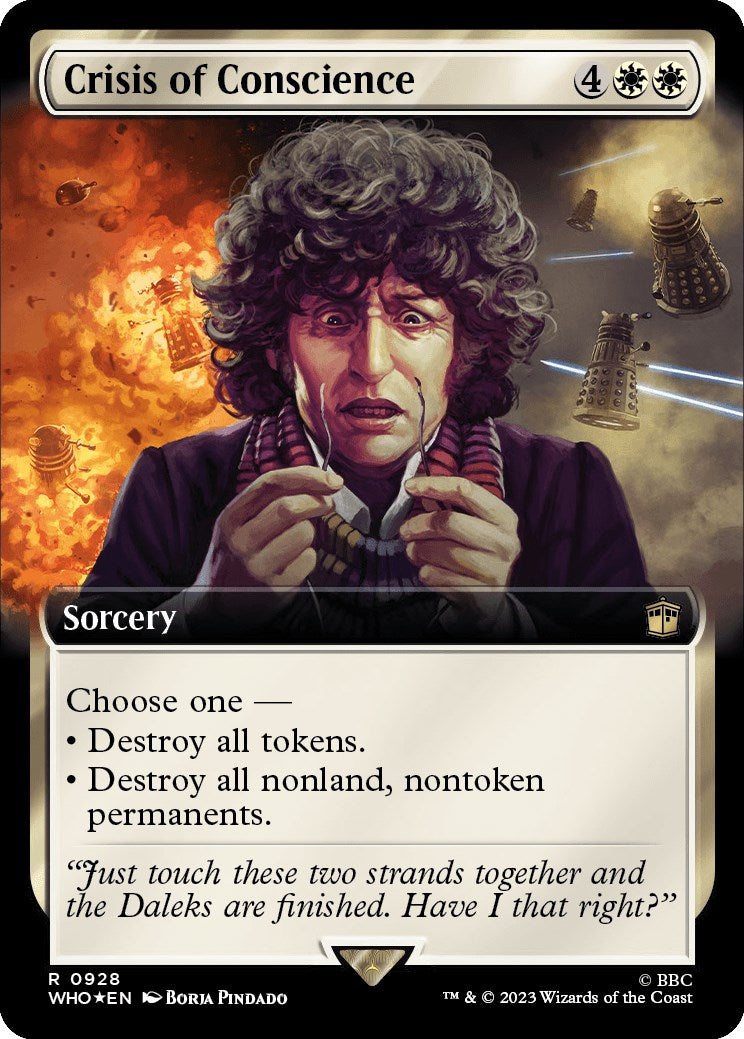 Crisis of Conscience (Extended Art) (Surge Foil) [Doctor Who] | Card Citadel