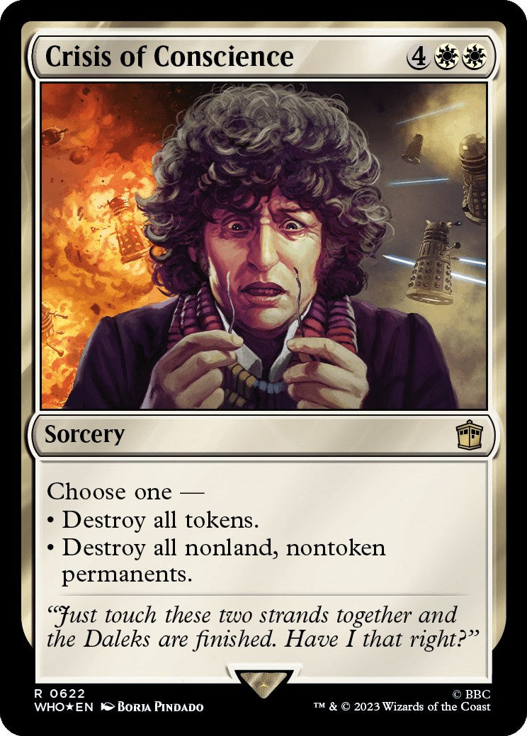 Crisis of Conscience (Surge Foil) [Doctor Who] | Card Citadel