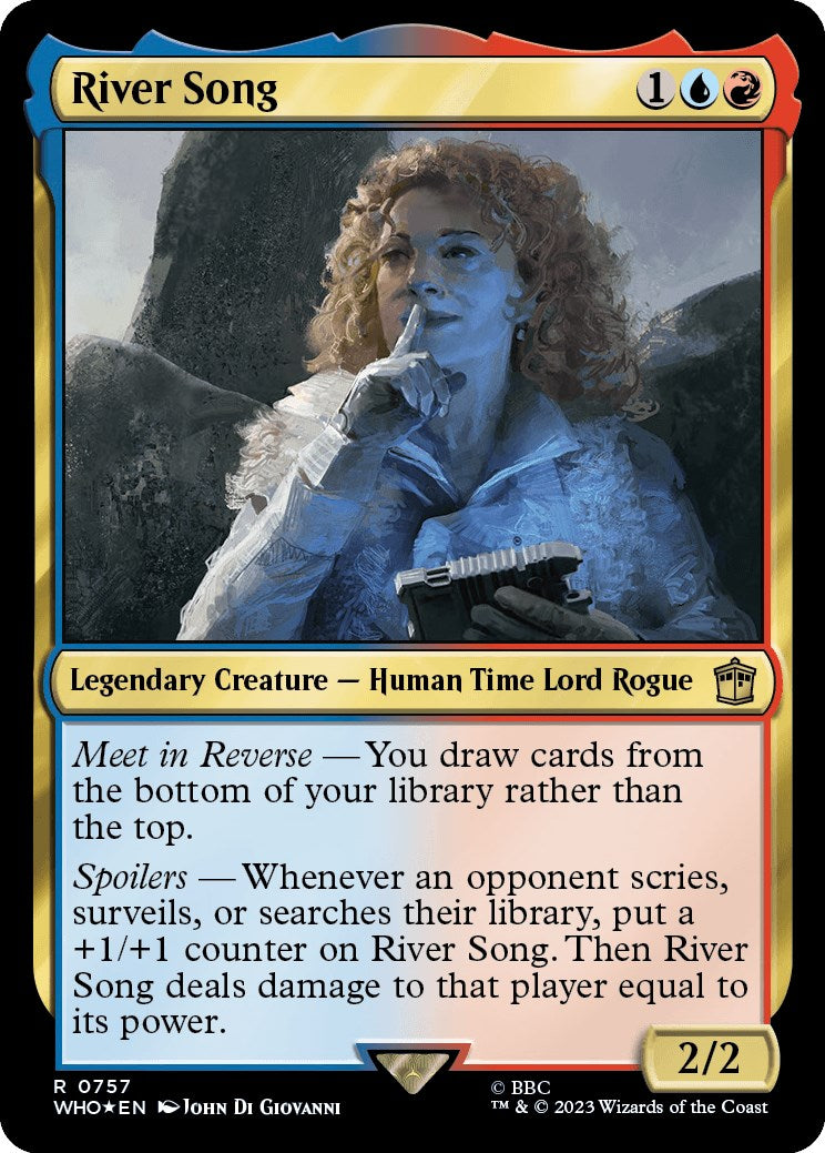 River Song (Surge Foil) [Doctor Who] | Card Citadel