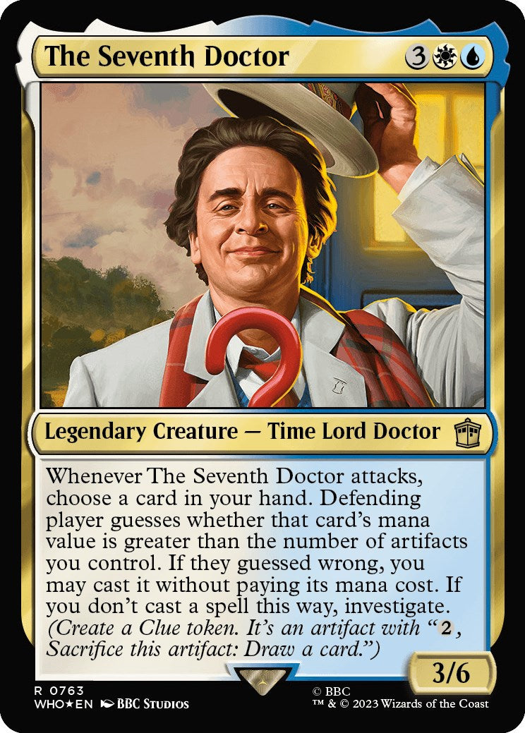 The Seventh Doctor (Surge Foil) [Doctor Who] | Card Citadel