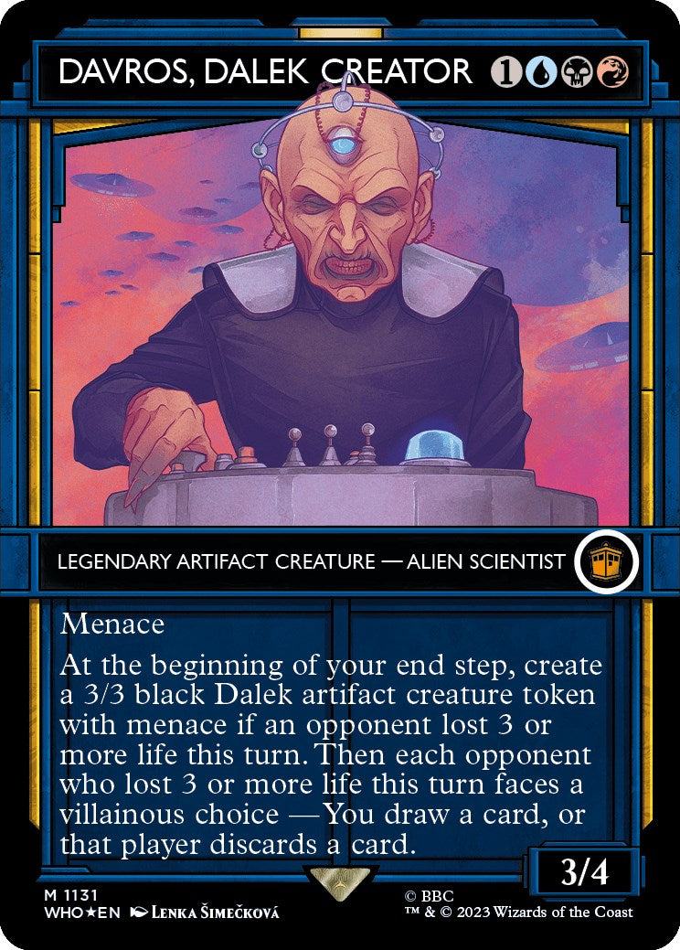 Davros, Dalek Creator (Showcase) (Surge Foil) [Doctor Who] | Card Citadel