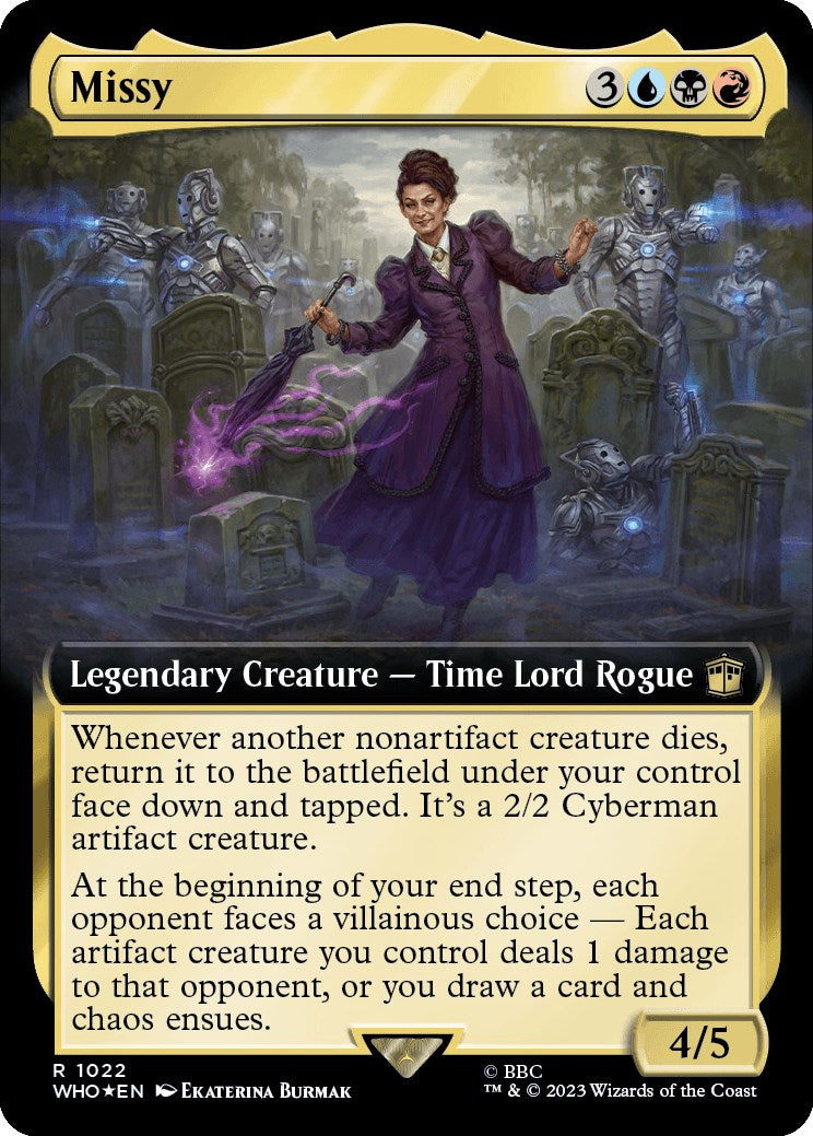 Missy (Extended Art) (Surge Foil) [Doctor Who] | Card Citadel