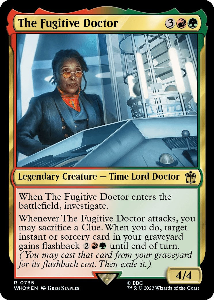 The Fugitive Doctor (Surge Foil) [Doctor Who] | Card Citadel