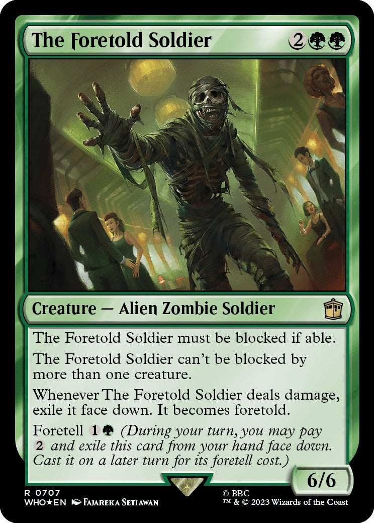 The Foretold Soldier (Surge Foil) [Doctor Who] | Card Citadel