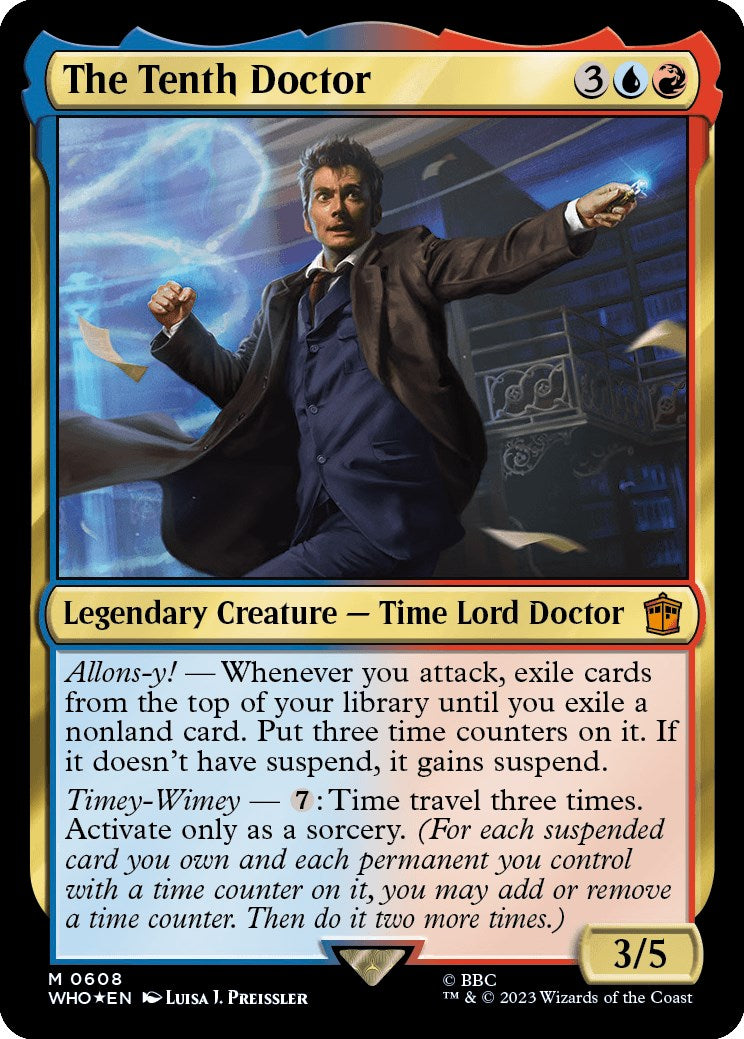 The Tenth Doctor (Surge Foil) [Doctor Who] | Card Citadel