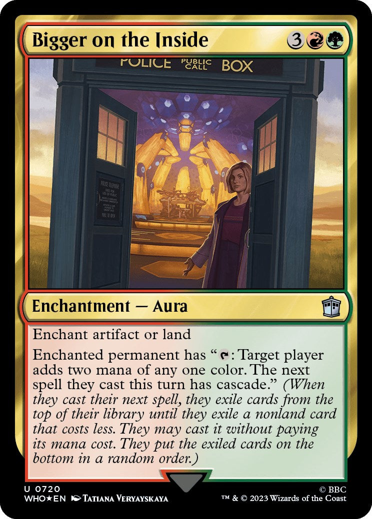 Bigger on the Inside (Surge Foil) [Doctor Who] | Card Citadel