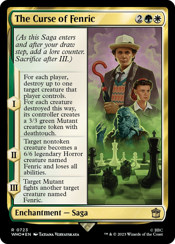 The Curse of Fenric (Surge Foil) [Doctor Who] | Card Citadel