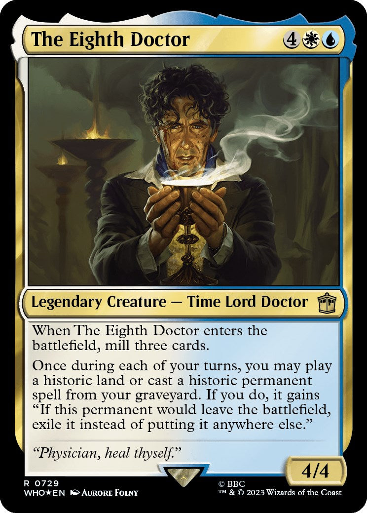 The Eighth Doctor (Surge Foil) [Doctor Who] | Card Citadel