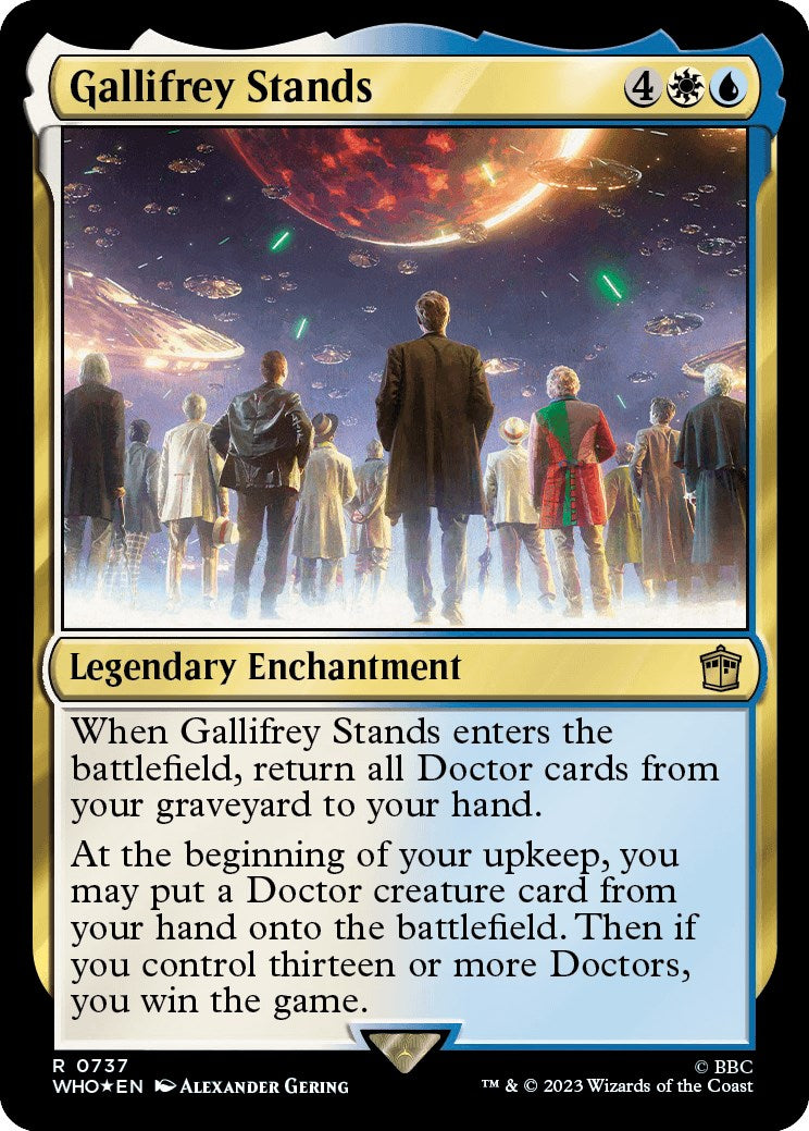 Gallifrey Stands (Surge Foil) [Doctor Who] | Card Citadel