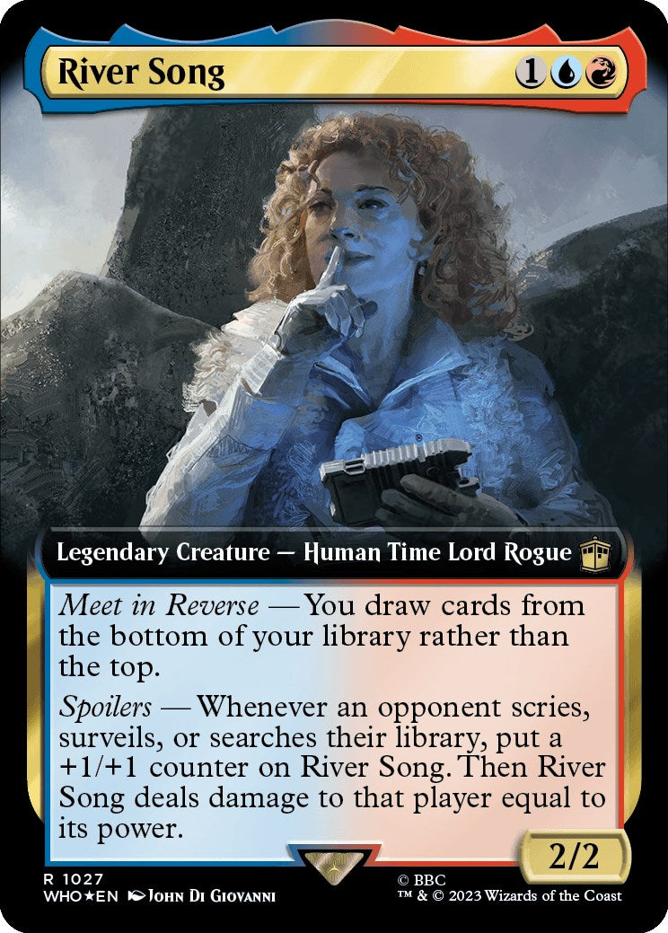 River Song (Extended Art) (Surge Foil) [Doctor Who] | Card Citadel