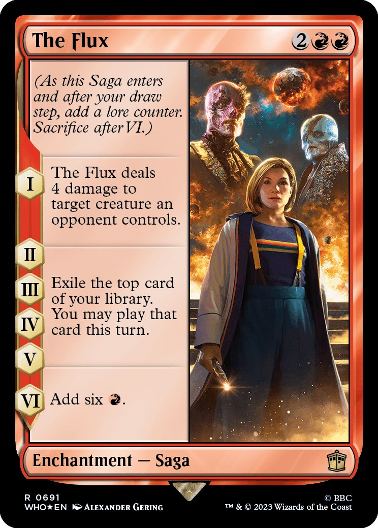 The Flux (Surge Foil) [Doctor Who] | Card Citadel