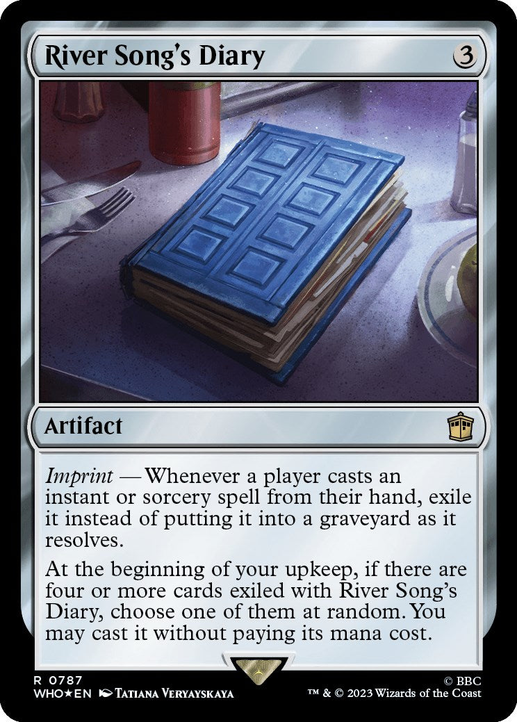 River Song's Diary (Surge Foil) [Doctor Who] | Card Citadel