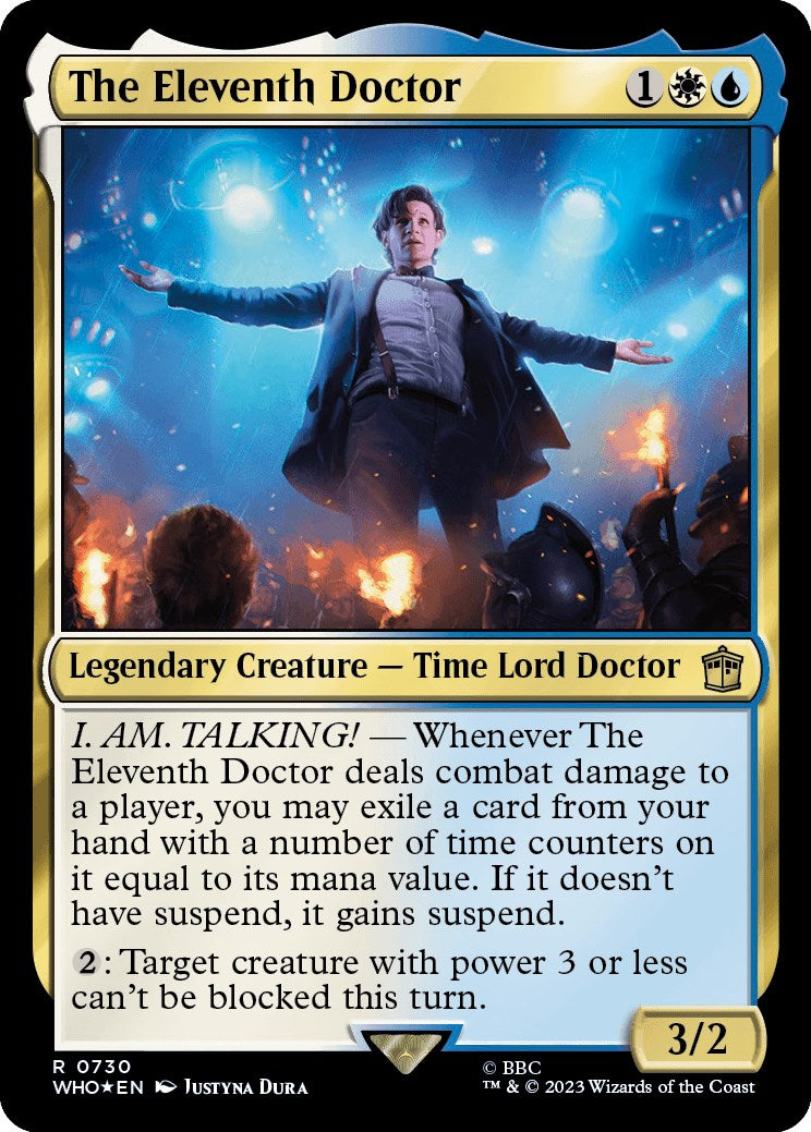 The Eleventh Doctor (Surge Foil) [Doctor Who] | Card Citadel