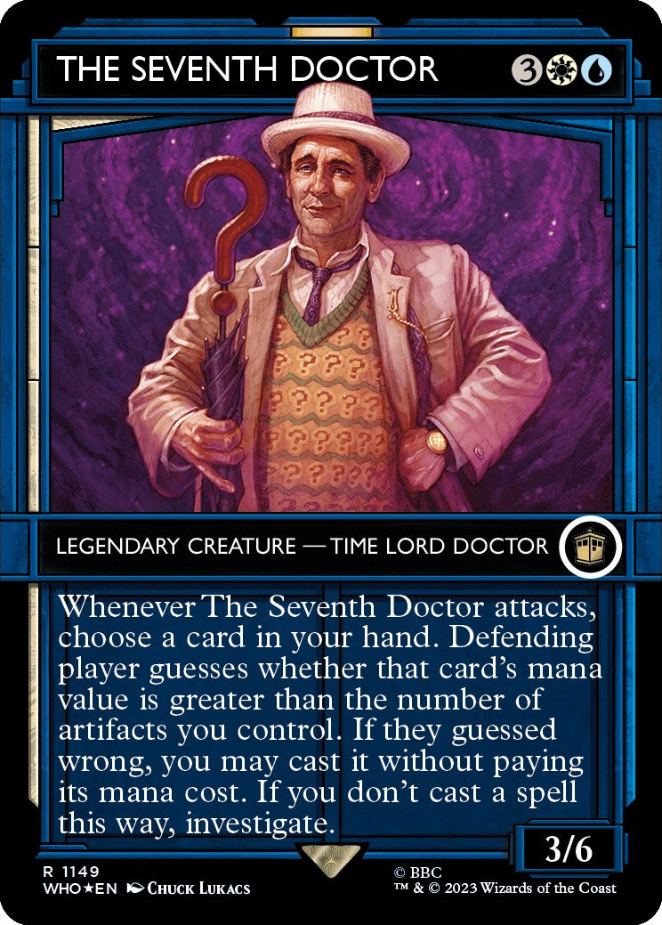 The Seventh Doctor (Showcase) (Surge Foil) [Doctor Who] | Card Citadel