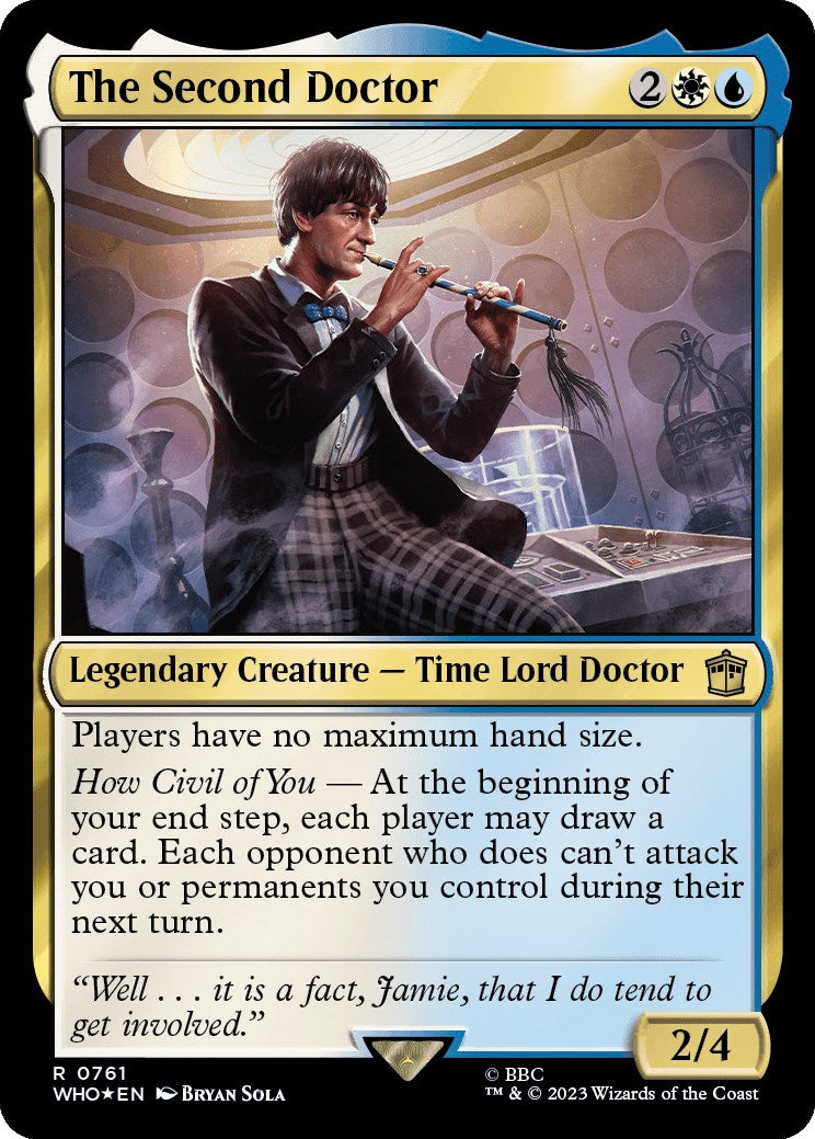 The Second Doctor (Surge Foil) [Doctor Who] | Card Citadel