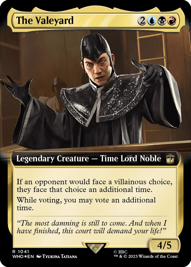 The Valeyard (Extended Art) (Surge Foil) [Doctor Who] | Card Citadel