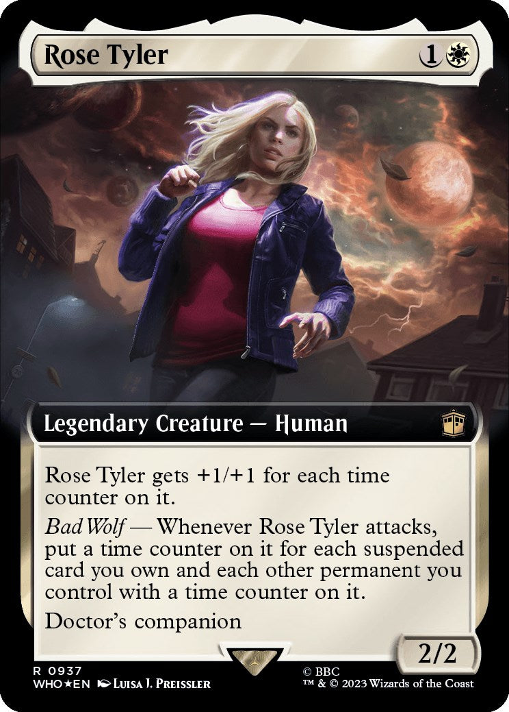 Rose Tyler (Extended Art) (Surge Foil) [Doctor Who] | Card Citadel