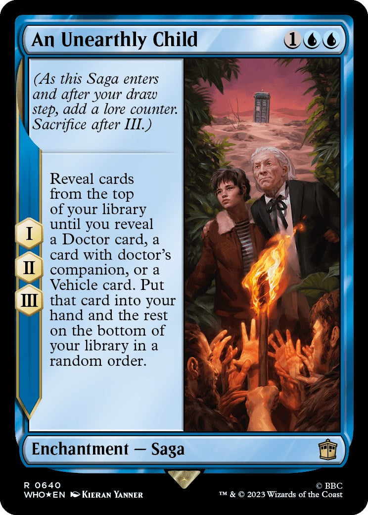 An Unearthly Child (Surge Foil) [Doctor Who] | Card Citadel