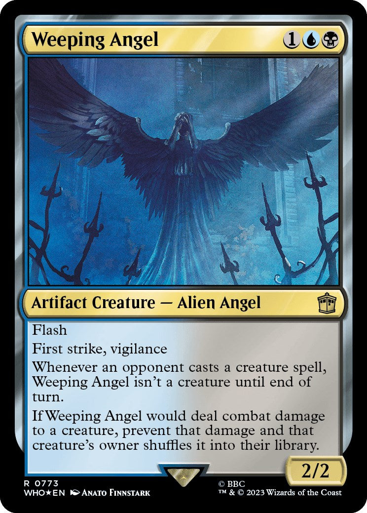 Weeping Angel (Surge Foil) [Doctor Who] | Card Citadel