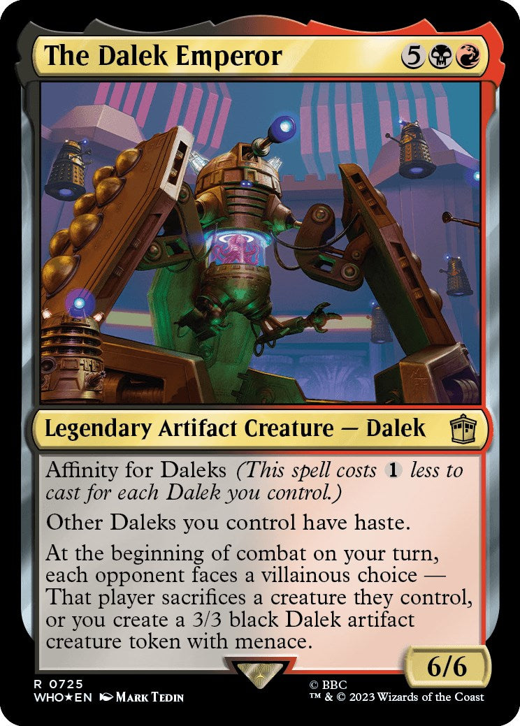 The Dalek Emperor (Surge Foil) [Doctor Who] | Card Citadel